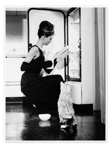 Breakfast at Tiffany's, Audrey and the Fridge Breakfast at Tiffany's, Audrey and the Fridge