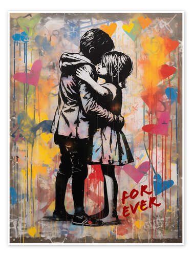 Forever Love - Banksy Style