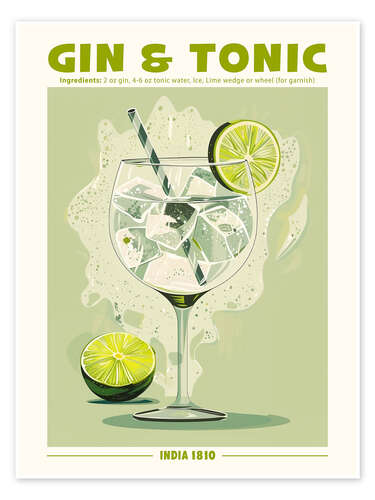 Gin and Tonic, India 1810 Gin and Tonic, India 1810