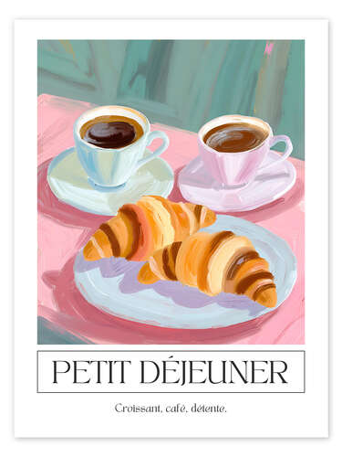Petit Déjeuner - Croissant, Café, Détente