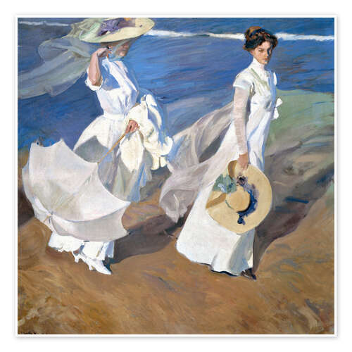 Strolling along the Seashore, 1909 Strolling along the Seashore, 1909