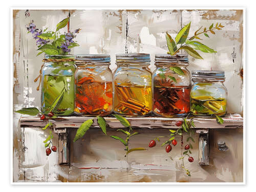 Summer on the kitchen shelf